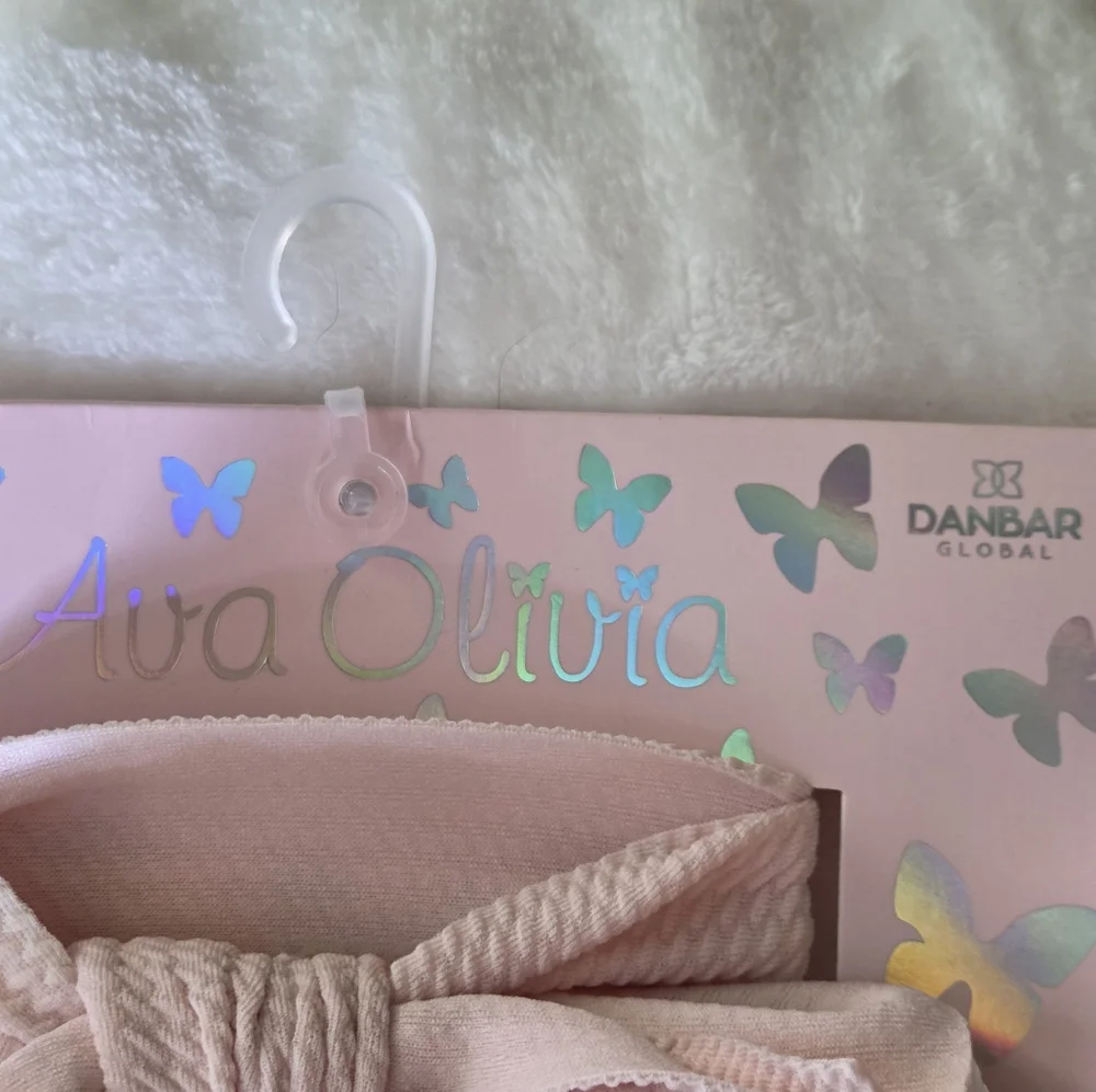 Baby Bow Headband Bandana Bib 6 Pack Gift Set Pink White Floral Ava Olivia NWT